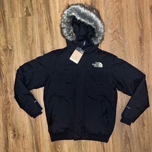 NWT Mens The North Face Gotham III 550-Down Warm Insulated Winter Jacket - Black